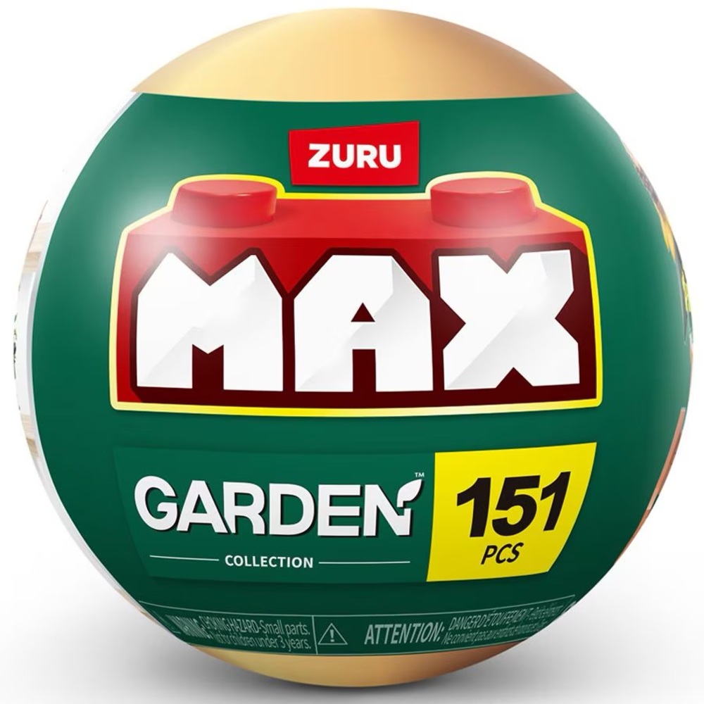 2 count ZURU MAX Garden 151 PCS Building Set & Snacks set!!